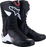 ALPINESTARS SMX-6 V3 Boots - Black/White/Red Graphic - US 12.5/EU 48 2223025-1406-48
