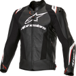 ALPINESTARS Missile v3 Ignition Leather Jacket - Black/White - US 42 / EU 52 3100325-12-52