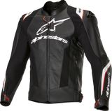ALPINESTARS Missile v3 Ignition Leather Jacket - Black/White - US 42 / EU 52 3100325-12-52