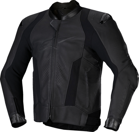 ALPINESTARS Missile v3 Leather Jacket - Black/Black - US 38 / EU 48 3100125-1100-48