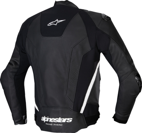 ALPINESTARS Missile v3 Leather Jacket - Black/White - US 46 / EU 56 3100125-12-56