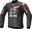 ALPINESTARS GP Plus v4 Leather Jacket - Black/Red Fluo/White - US 38 / EU 48 3100524-1321-48