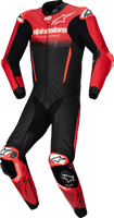 ALPINESTARS GP-R7 1-PC Leather Suit - Black/Mid Red - US 40 / EU 50 3150125-1405-50