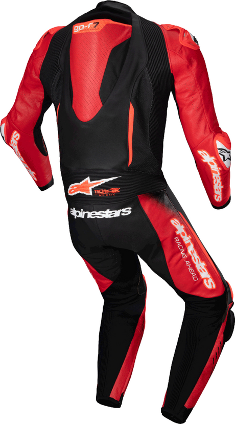 ALPINESTARS GP-R7 1-PC Leather Suit - Black/Mid Red - US 40 / EU 50 3150125-1405-50