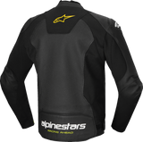 ALPINESTARS Faster v3 Airflow Leather Jacket - Black/White/Yellow Fluo - US 38 / EU 48 3103625-125-48