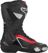 ALPINESTARS SMX-6 V3 Vented Boots - Black/Silver/Red - US 6.5/EU 40 2223225-199-40