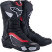 ALPINESTARS SMX-6 V3 Boots - Black/Silver/Red - US 12.5/EU 48 2223025-199-48