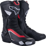 ALPINESTARS SMX-6 V3 Boots - Black/Silver/Red - US 12.5/EU 48 2223025-199-48