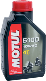 MOTUL 5100 4T Synthetic Blend Oil - 10W-50 - 1L 104074