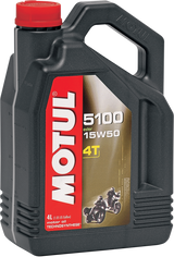 MOTUL 5100 4T Synthetic Blend Oil - 15W-50 - 4L 104083