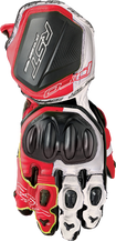 Pro Series Gp D3o Gloves Black/Flo Red Leather Sm