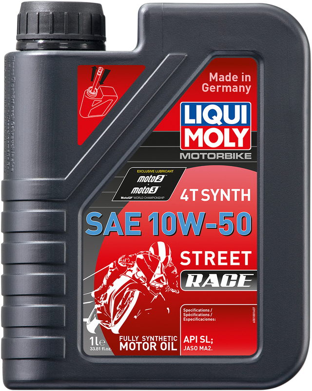 LIQUI MOLY Street Race Synthetic 4T Oil - 10W-50 - 1L 20066