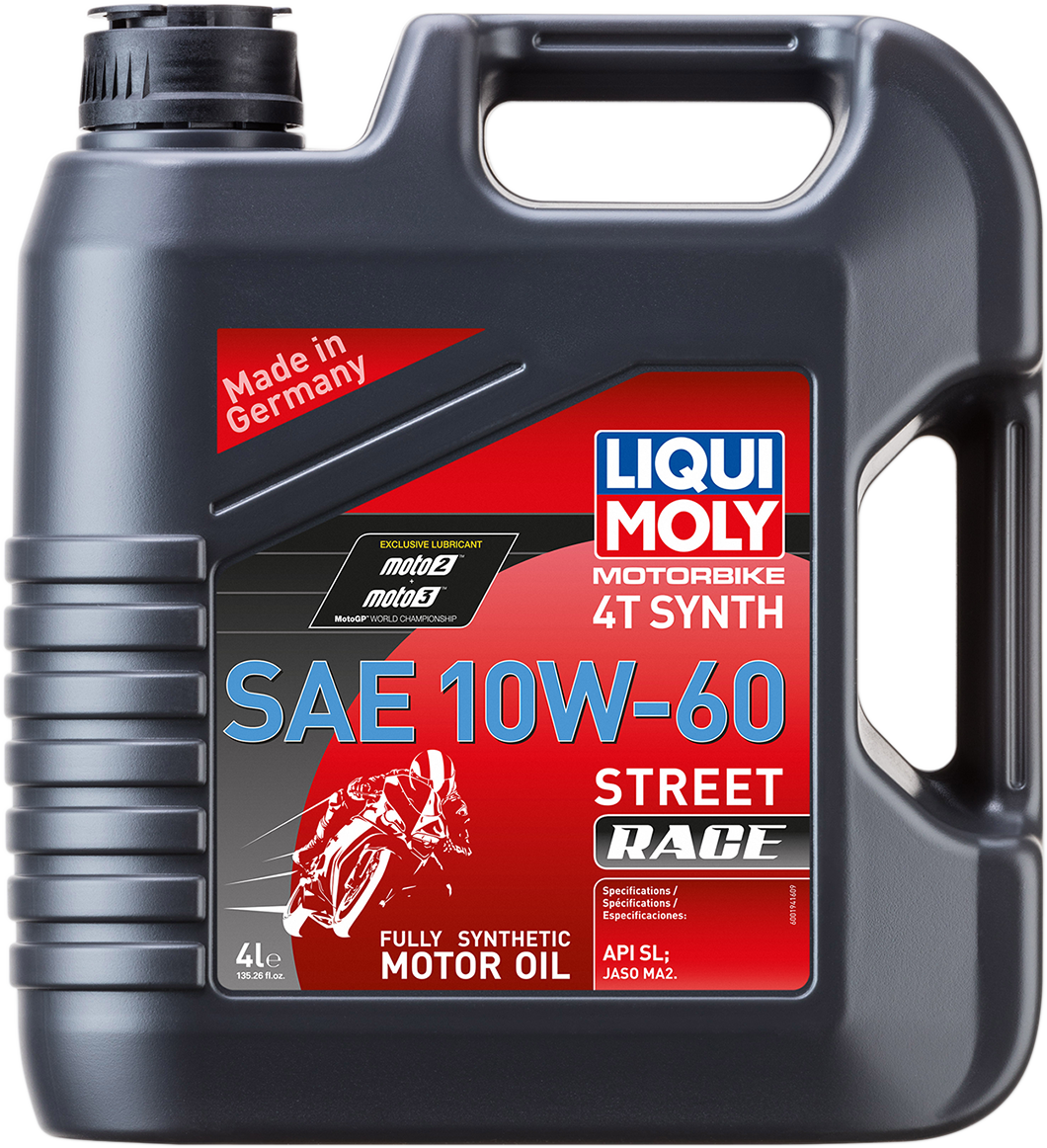 LIQUI MOLY Street Race Synthetic 4T Oil - 10W-60 - 4L 20072