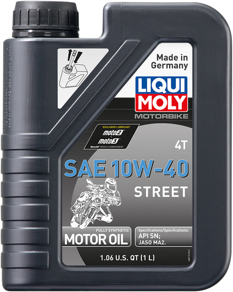 LIQUI MOLY Street 4T Oil - 10W-40 - 4 liter 20056