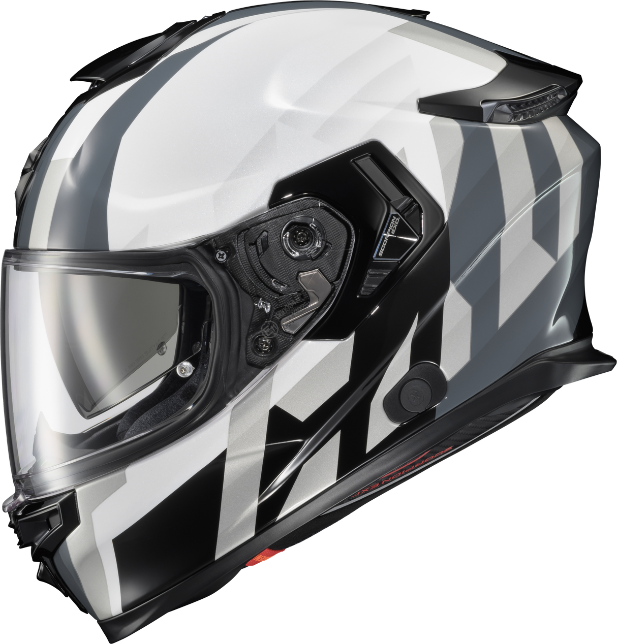 Exo Eclipse Full Face Helmet Pivot White 2x