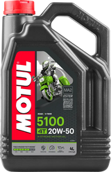 Motul 5100 4T 20W-50 Synthetic Blend Motorcycle Oil – 4L