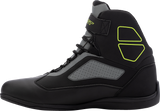 Sabre Moto Shoe Ce Boot Blk/Gry/Flo Yellow Sz 7