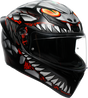 AGV K1 S Helmet - Lyzard - Matte Black/Gray/Red - Small 2118394003-044-S
