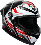 AGV K6 S Helmet - Karve - Matte Black/White/Red - Small 2118395002-025-S