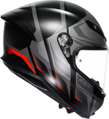 AGV K6 S Helmet - Karve - Matte Black/Gray/Red - Small 2118395002-024-S