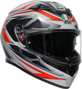 AGV K3 Helmet - Space - Matte White/Red Fluo - Small 2118381004-020-S
