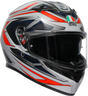 AGV K3 Helmet - Space - Matte White/Red Fluo - Small 2118381004-020-S