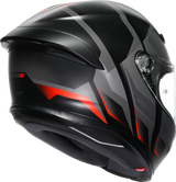 AGV K6 S Helmet - Karve - Matte Black/Gray/Red - Small 2118395002-024-S