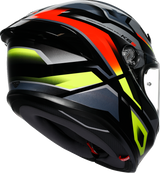 AGV K6 S Helmet - Erazer - Black/Red/Yellow Fluo - Small 2118395002-026-S