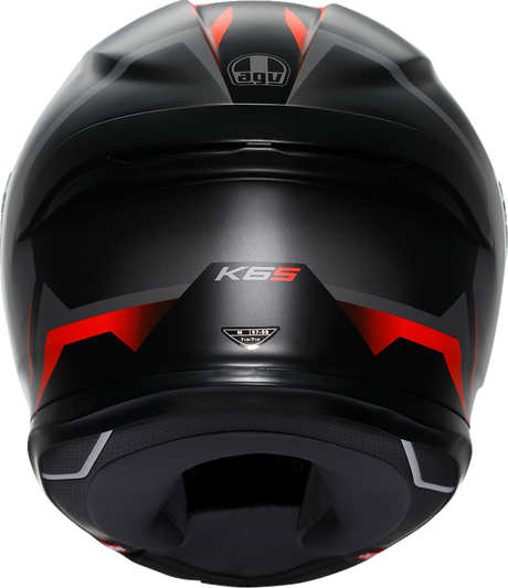 AGV K6 S Helmet - Karve - Matte Black/Gray/Red - Small 2118395002-024-S