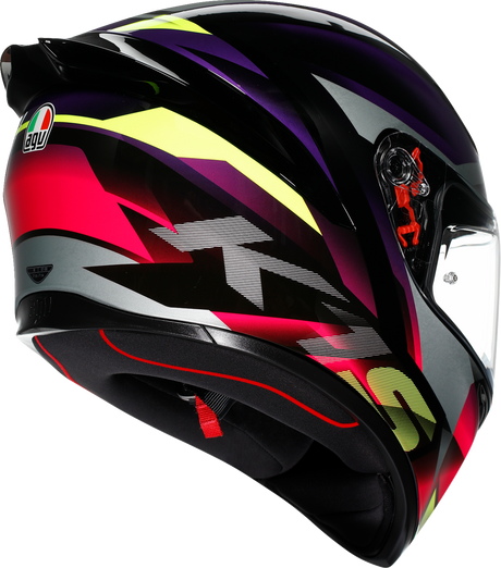 AGV K1 S Helmet - Fastlap - Black/Purple/Pink - XS 2118394003-065-XS