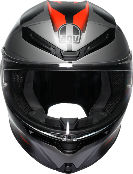 AGV K6 S Helmet - Karve - Matte Black/Gray/Red - Small 2118395002-024-S