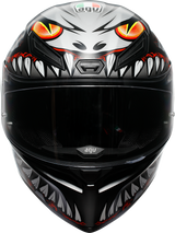 AGV K1 S Helmet - Lyzard - Matte Black/Gray/Red - Small 2118394003-044-S