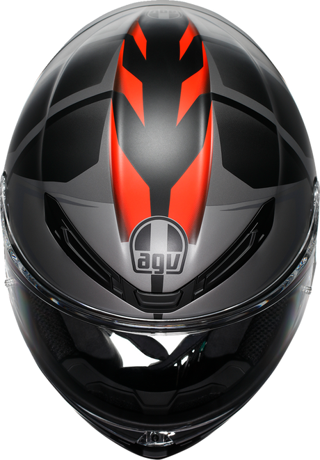 AGV K6 S Helmet - Karve - Matte Black/Gray/Red - Small 2118395002-024-S