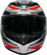 AGV K3 Helmet - Space - Matte White/Red Fluo - Small 2118381004-020-S
