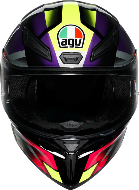 AGV K1 S Helmet - Fastlap - Black/Purple/Pink - XS 2118394003-065-XS
