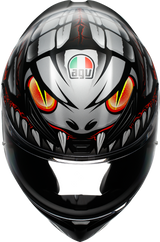 AGV K1 S Helmet - Lyzard - Matte Black/Gray/Red - Small 2118394003-044-S