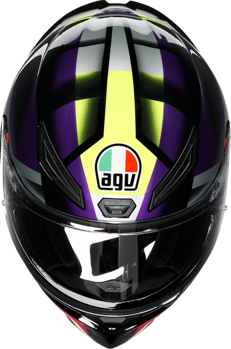 AGV K1 S Helmet - Fastlap - Black/Purple/Pink - XS 2118394003-065-XS