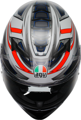AGV K3 Helmet - Space - Matte White/Red Fluo - Small 2118381004-020-S