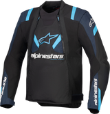 ALPINESTARS T-Stunt Air Jacket - Black/Dark Blue/Blithe Blue - Small 3301825-1386-S