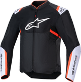 ALPINESTARS T-SPS Air v2 Jacket - Black/White/Red Fluo - Small 3301025-1231-S