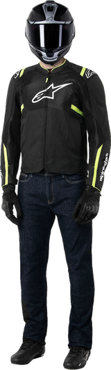 ALPINESTARS T-SPS Air v2 Jacket - Black/Yellow Fluo - Small 3301025-155-S