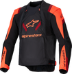 ALPINESTARS T-Stunt Air Jacket - Black/Red Fluo/Dark Red - Small 3301825-1365-S