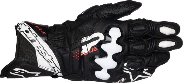 ALPINESTARS GP Plus R V3 Leather Gloves - Black/White - Small 3550825-12-S