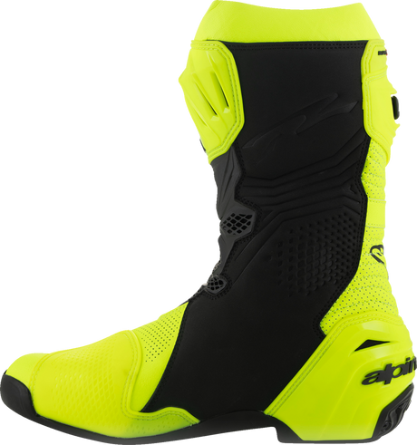 ALPINESTARS Supertech R Vented Boots - Fluorescent Yellow/Black - US 6 / EU 39 2220121-551-39