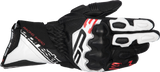 ALPINESTARS SP-3 Gloves - Black/White/Fluo Red - Small 3550925-1231-S