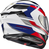 Exo Eclipse Full Face Helmet Lunar White/Red/Blue 2x