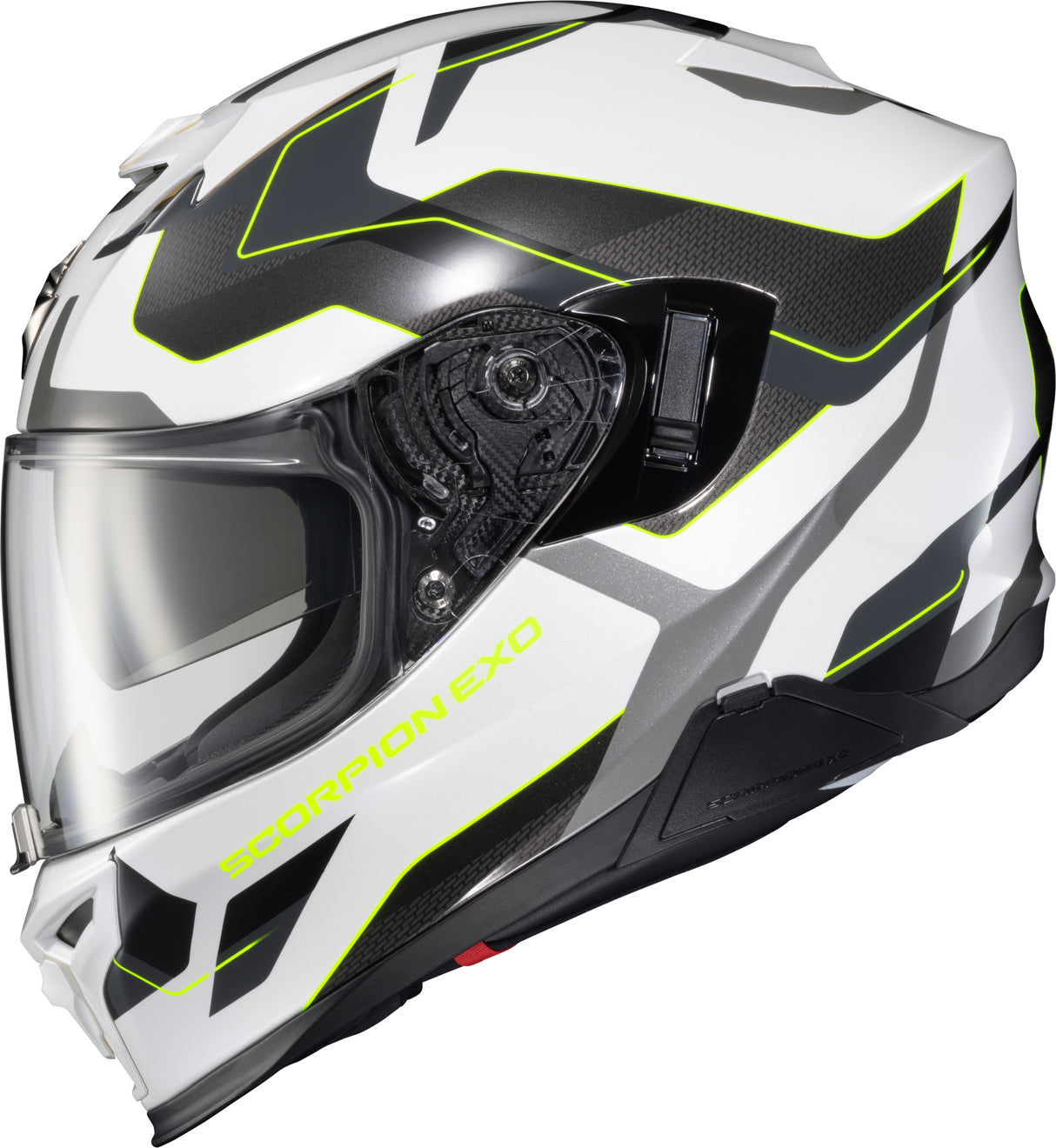 Exo T520 Full Face Helmet Zuse White/Hi Viz 2x