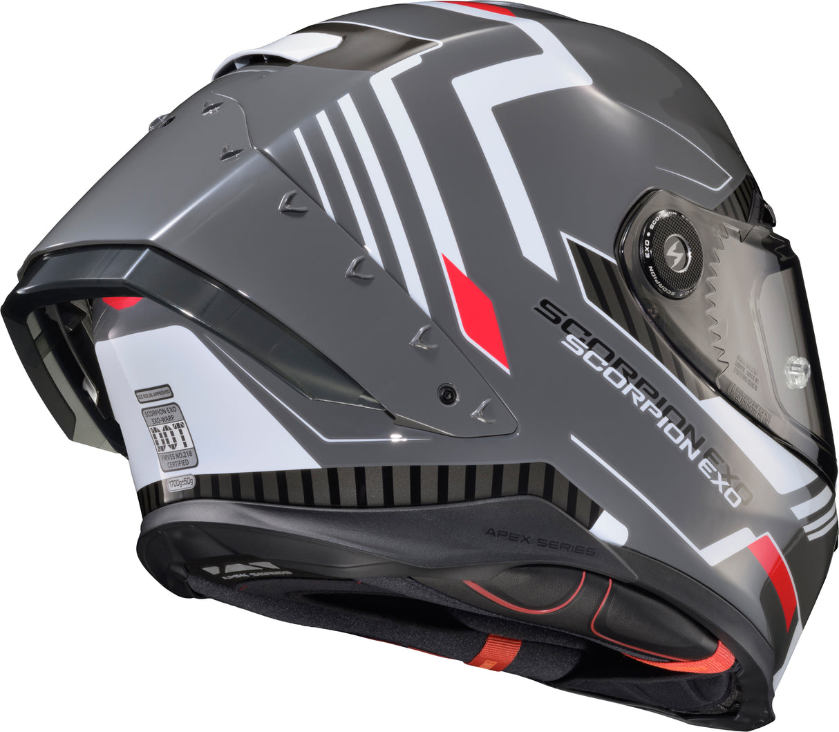 Apex Exo Warp Full Face Helmet Atarax Grey/White 2x