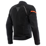 Dainese Air Frame 3 Tex Jacket Black/Black/Red Fluorescent Size - 48