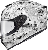 Exo R330 Full Face Helmet Shake 2 White 2x